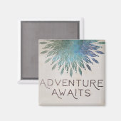 Het avontuur wacht magneet (Voorkant / Achterkant)