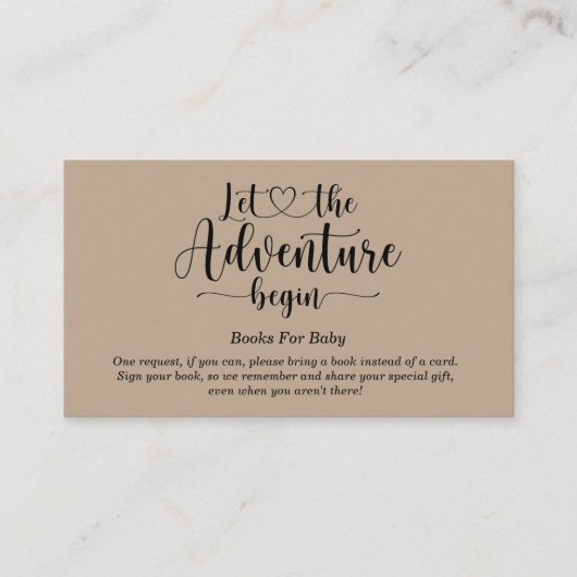 Het avontuur wacht op Beren Kraft Boeken voor Baby Informatiekaartje (Voorkant)