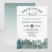 Het avontuur wacht op de Uitnodiging van het Baby  (Voorkant / Achterkant)