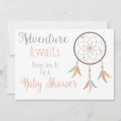 Het avontuur wacht op de Uitnodiging van het Baby  (Voorkant)