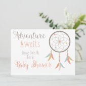 Het avontuur wacht op de Uitnodiging van het Baby  (Staand voorkant)