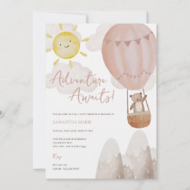 Het avontuur wacht op de Uitnodiging van het Baby 