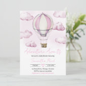 Het avontuur wacht op de Uitnodiging van het Baby (Staand voorkant)