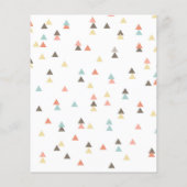 Het avontuur wacht op de Uitnodiging van het Baby Flyer (Achterkant)