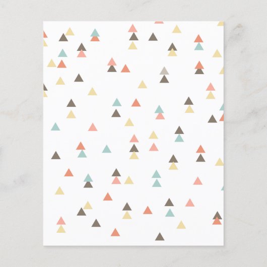 Het avontuur wacht op de Uitnodiging van het Baby  Flyer (Achterkant)