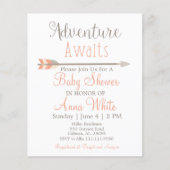 Het avontuur wacht op de Uitnodiging van het Baby  Flyer (Voorkant)