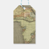 Het avontuur wacht Oude Wereldkaart Cadeaulabel (Achterkant)