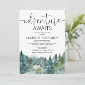 Het avontuur wacht Schoenster door post rustig bab Kaart (Staand voorkant)