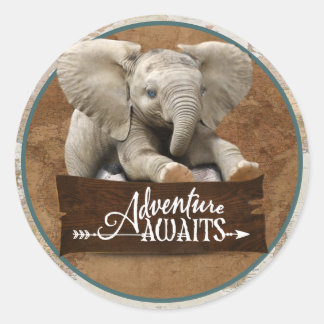 Het avontuur wacht Stickers af