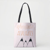 Het avontuur wacht tote bag (Voorkant)