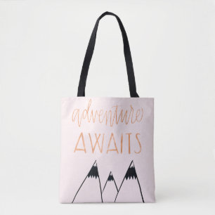 Het avontuur wacht tote bag