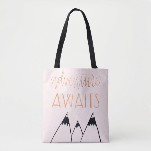 Het avontuur wacht tote bag (Voorkant)