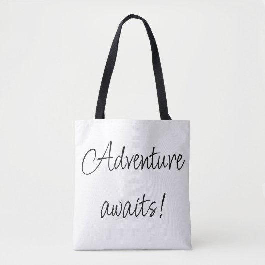 Het avontuur wacht! tote bag (Voorkant)
