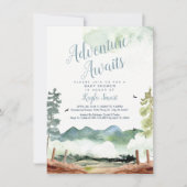 Het avontuur wacht Uitnodigingen (Voorkant)