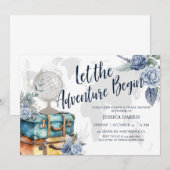 Het avontuur wacht Vrijgezellenfeest, het thema va Kaart (Voorkant / Achterkant)