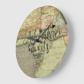 Het avontuur wacht  Wereldkaart af Grote Klok (Hoek)