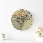 Het avontuur wacht  Wereldkaart af Grote Klok (Huis)