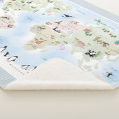 Het avontuur wacht Wereldkaart af Sherpa Deken (3/4)