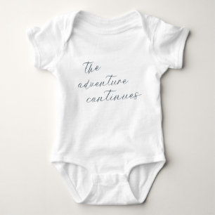 Het avontuur zet de baby outfit voort romper