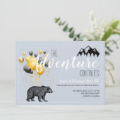 Het avontuur zet het Beer van het bos 1e verjaarda (Staand voorkant)