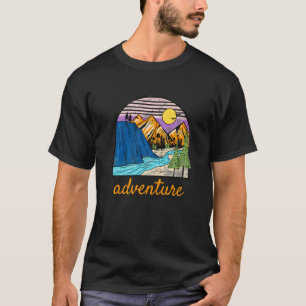 Het avontuurlijke Camping Escape de Gewone T-shirt