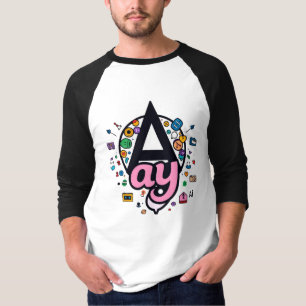 Het "Ay" creatieve icoon T-shirt