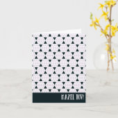 Het Azteekse Roze van Tov van Mazel Kaart (Gele Bloem)