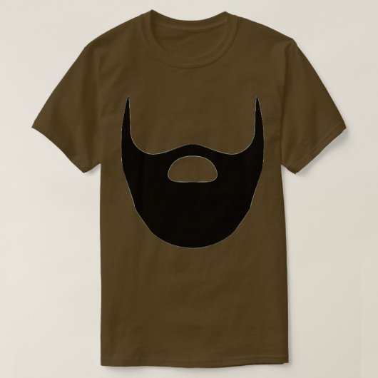 Het baardenmasker t-shirt (Design voorkant)