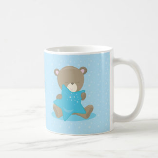 Het baby draagt Blauwe Jongen die een ster houden Koffiemok