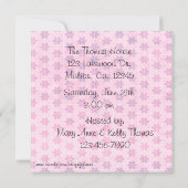 Het baby draagt de Uitnodigingen van het Baby (Achterkant)