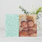 Het baby het is Koud buiten de Kaart van de Foto (Staand voorkant)