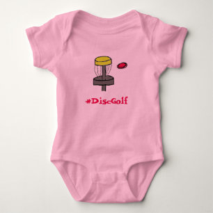Het baby meisje van #DiscGolf op haar plek Romper