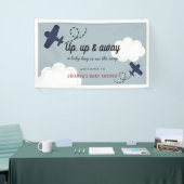 Het Baby shower Blue Boy Welkom op en weg Spandoek (Beurs)