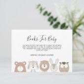 Het Baby shower Cute Animals brengt een Kaart voor (Staand voorkant)