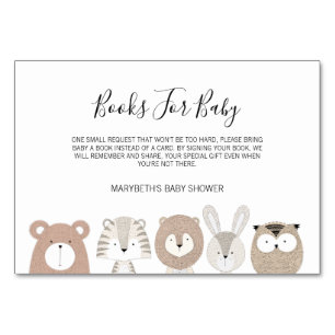 Het Baby shower Cute Animals brengt een Kaart voor
