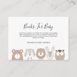 Het Baby shower Cute Animals brengt een Kaart voor