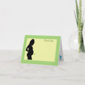 Het baby shower dankt u! bedankkaart (Voorkant)