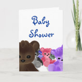 Het Baby shower de Groep van Bearz van Teddy (Voorkant)
