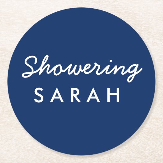 Het Baby shower Onderzetter mariniers van het mam- (Voorkant)