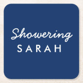 Het Baby shower Onderzetter mariniers van het mam- (Voorkant)