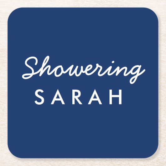 Het Baby shower Onderzetter mariniers van het mam- (Voorkant)