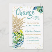 Het Baby shower Pananas van de Aankondiging Datum (Voorkant)