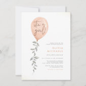 Het Baby shower van de ballon van de Grieks-Eucaly Kaart (Voorkant)