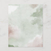 Het baby shower van de begroting openbaren uitnodi (Achterkant)