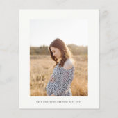 Het baby shower van de begroting pampas moderne el flyer (Achterkant)