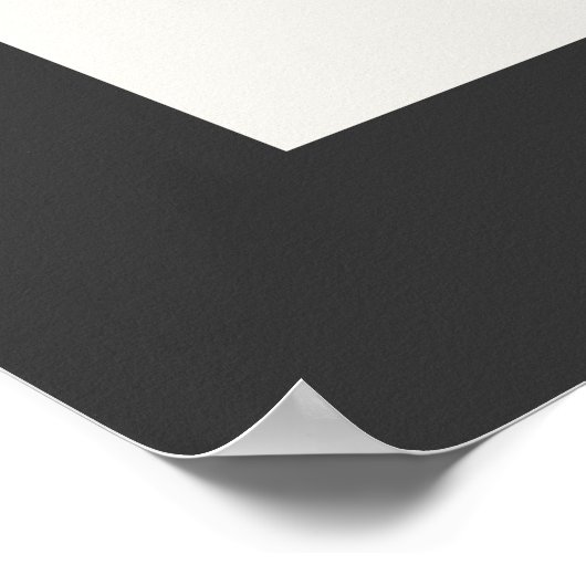 Het baby shower van de begroting pampas zwarte mod poster (Hoek)