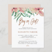 Het baby shower van de begroting toont partijuitno (Voorkant / Achterkant)