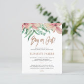 Het baby shower van de begroting toont partijuitno (Staand voorkant)