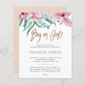 Het baby shower van de begroting toont partijuitno (Voorkant / Achterkant)