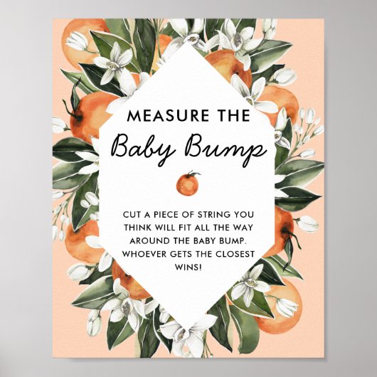 Het Baby shower van de besnoeiing meet het spel va Poster (Voorkant)